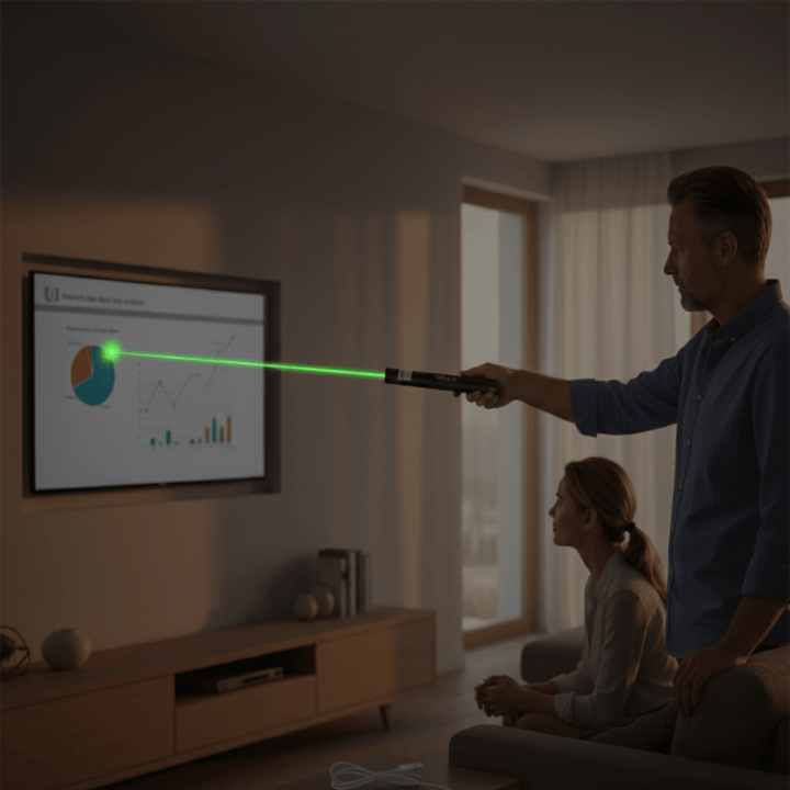 Hochleistungs-Laserpointer-Präsentationsstift 3-in-1-Halterung - Bild 7