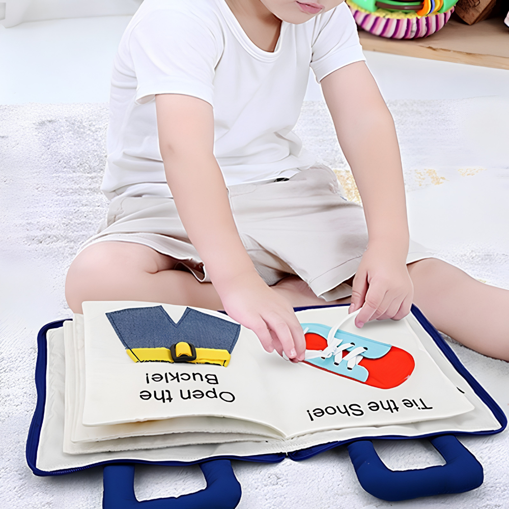 Aktivitetsbok för småbarn med montessori-inspirerade lärandeaktiviteter