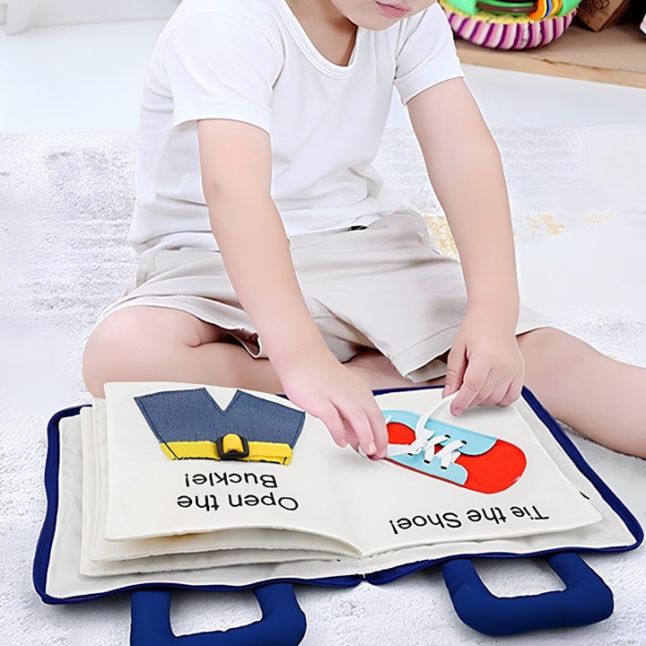 Aktivitetsbok för småbarn med montessori-inspirerade lärandeaktiviteter