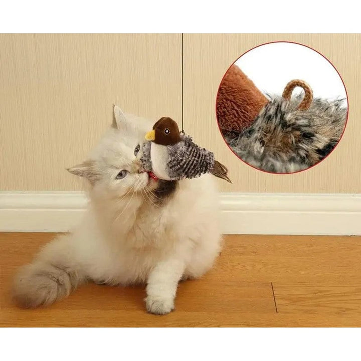 Interactive Bird Cat Toy With Flapping Wings And Chirping Sound For Indoor Cats - Image 9