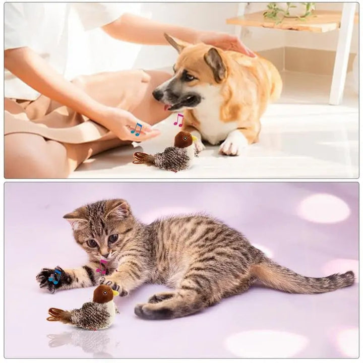 Interactive Bird Cat Toy With Flapping Wings And Chirping Sound For Indoor Cats - Image 10
