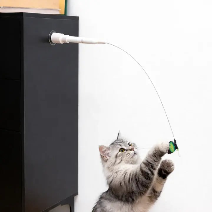 Interactive Cat Toy With Realistic Butterfly Movement USB Rechargeable For Indoor Cats - Image 3