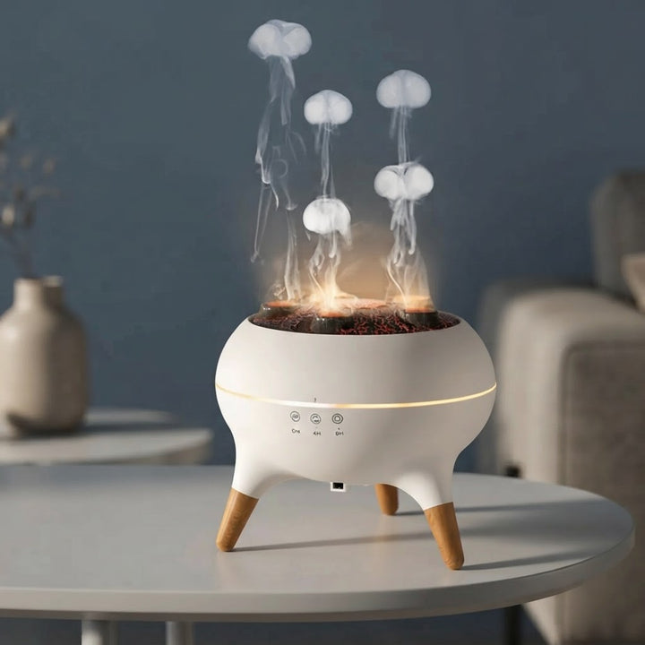 Jellyfish Aroma Diffuser With Remote Control 250ml Essential Oil Humidifier - Image 1
