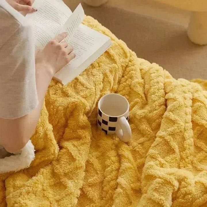 Lambswool Winter Soft Warm Throw Thick Fleece Blanket - Image 5