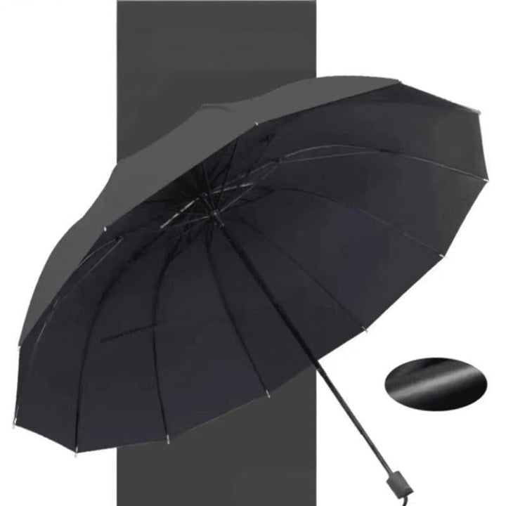 Large Coverage Umbrella With 12-Rib Wind-Resistant Construction And Reverse Folding Design - Image 12