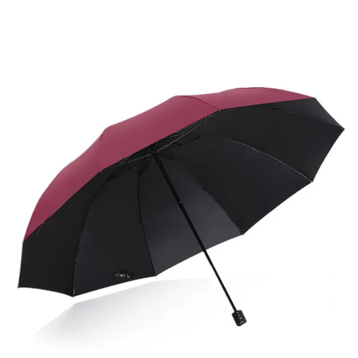 Large Folding Umbrella With 130 Cm Canopy Windproof And Compact For 3 People - Image 1