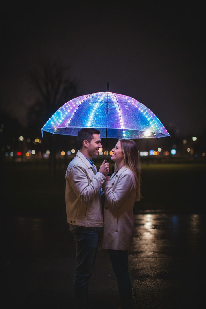 Laser LED Glow Party Light Umbrella TPU - Image 3