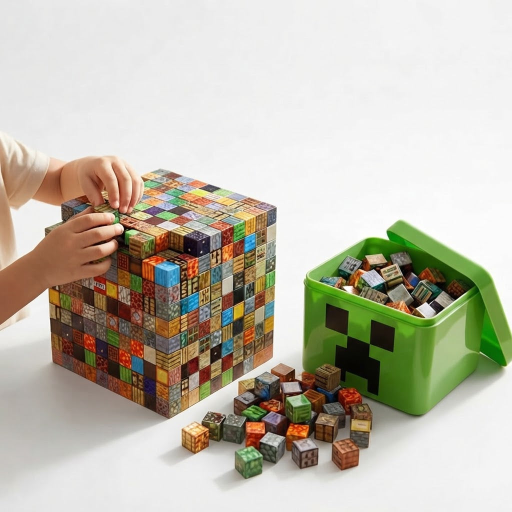 Magnetic Construction Blocks Set 205-Piece Building Toy For Kids - Image 1