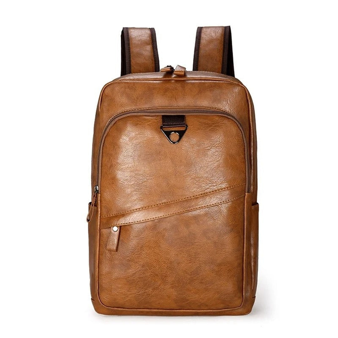 Men's Backpack with Streamlined Rucksack Design and Laptop Compartment - Image 1
