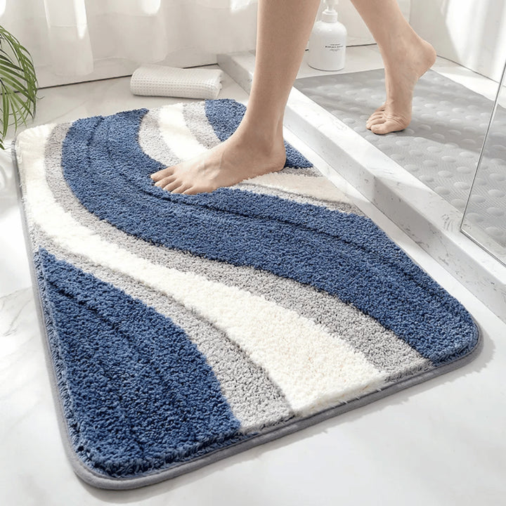 Microfiber Bath Mat With Quick-Drying Absorbency & Non-Slip Backing - Image 5