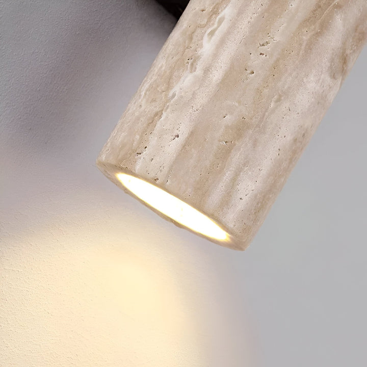 Minimalist Travertine Wall Light With LED Glow - Image 13