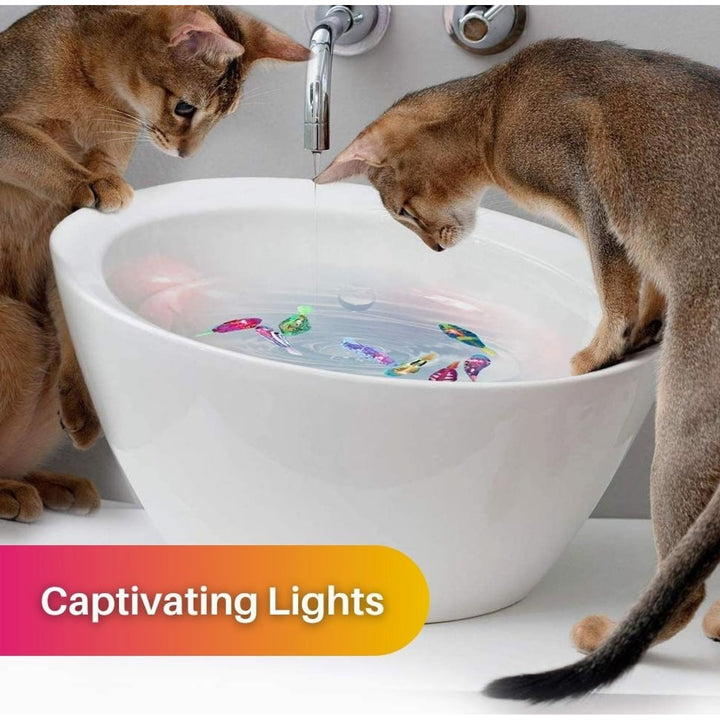 Motion Activated Swimming Fish Cat Toy With Flashing Lights - Image 9