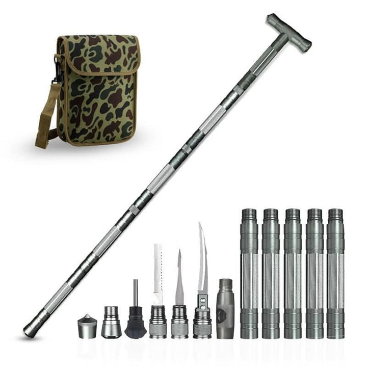 Multifunctional Trekking Pole With Over 5 Integrated Tools And Emergency Hammer - Image 2