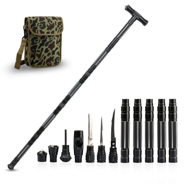 Multifunctional Trekking Pole With Over 5 Integrated Tools And Emergency Hammer - Image 5