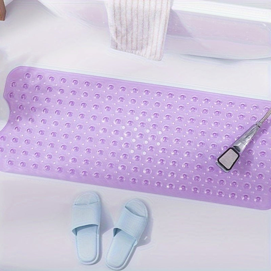 Non-Slip Texture Quick-Drain Design Non Slip Bath Mat - Image 4