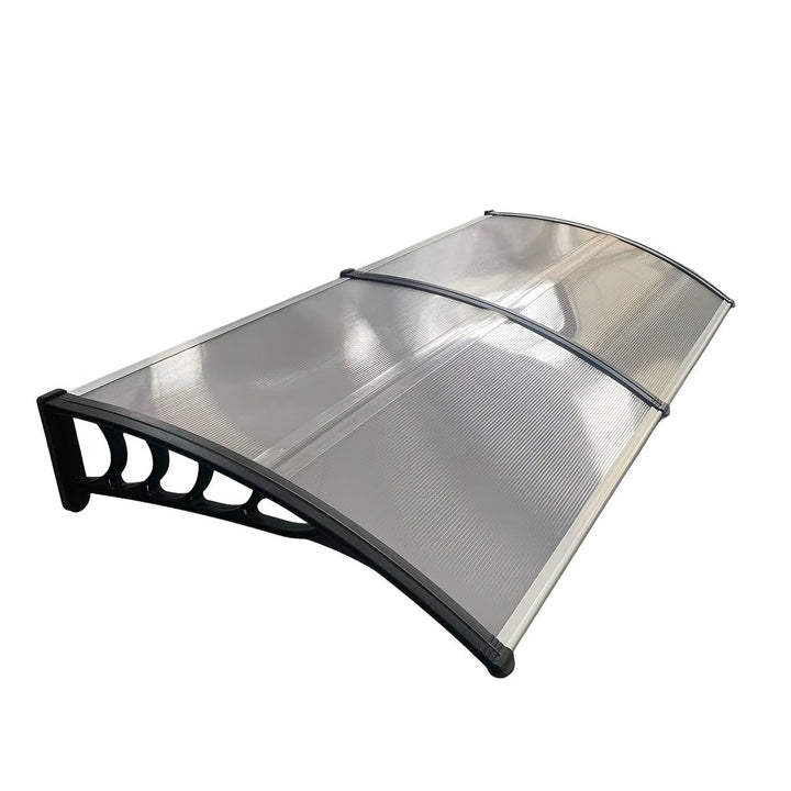 Outdoor Rain Shelter Awning With Aluminum Frame Sloped Drainage And Modular Expandable Design - Image 3
