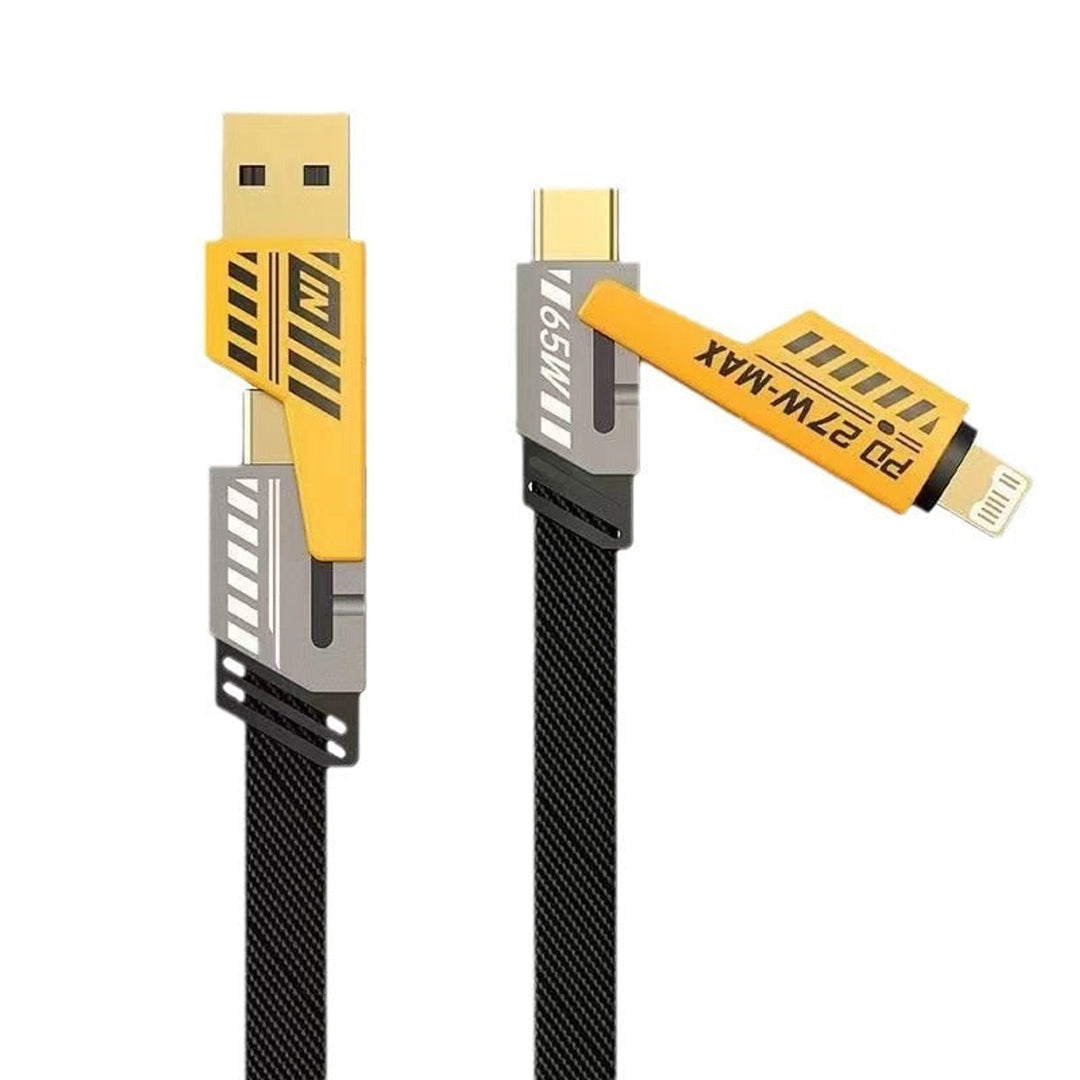 Pd Fast Charging Cable 4 In 1 Multi-Adapter With Braided Nylon - Image 13