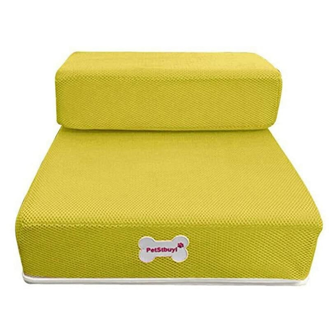 Pet Access Steps With Foam Cushioned Two Step Ramp - Image 11