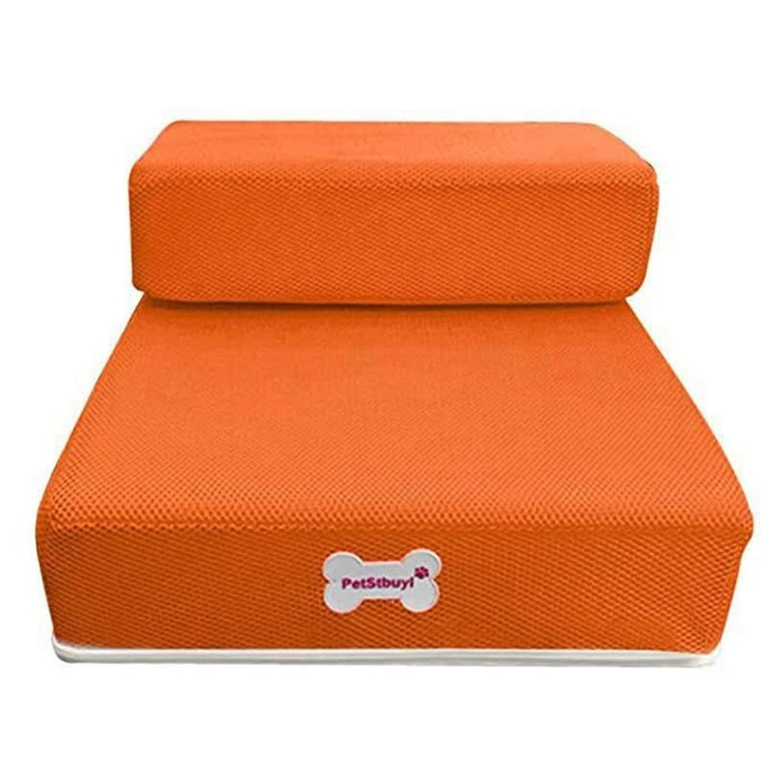Pet Access Steps With Foam Cushioned Two Step Ramp - Image 7