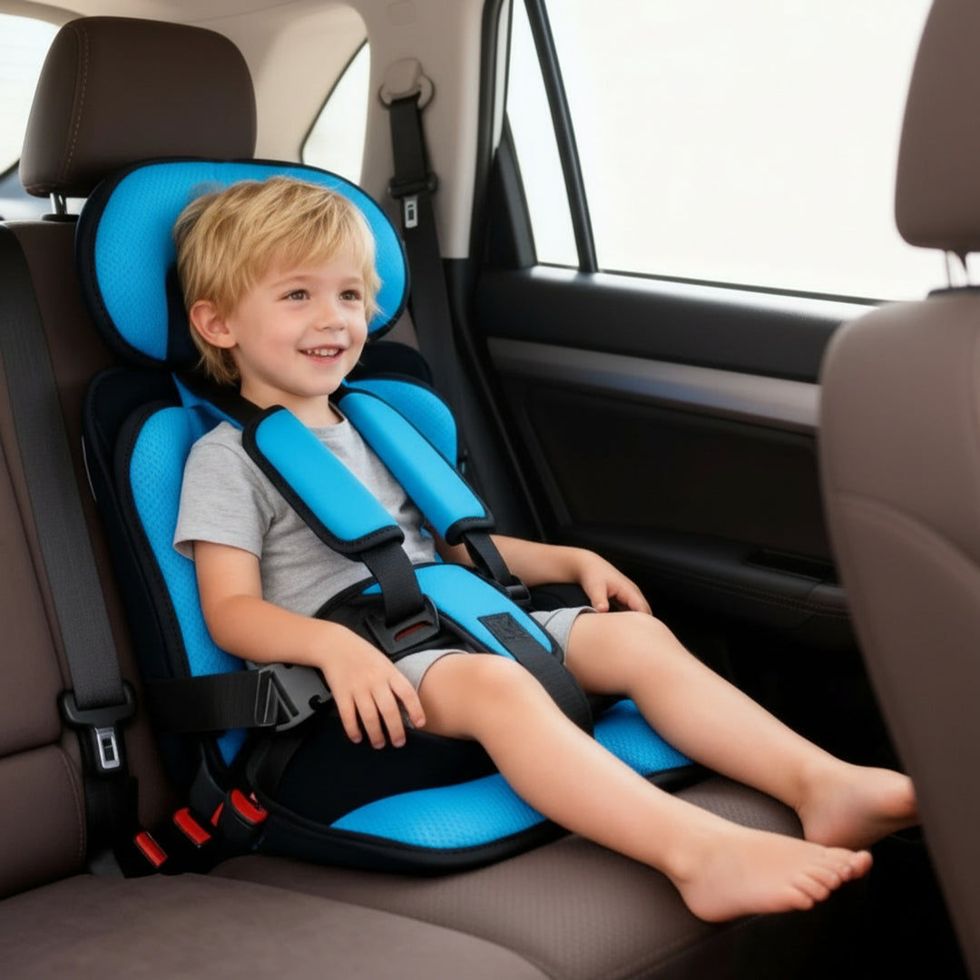 Portable Booster Seat With Harness Foldable Car Seat For Travel - Image 4
