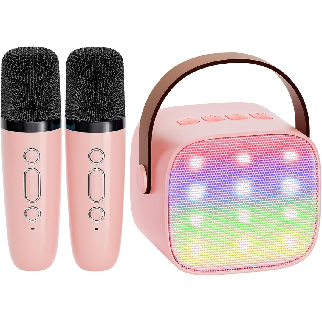 Portable Karaoke Machine With Bluetooth Speaker And Two Wireless Microphones - Image 19