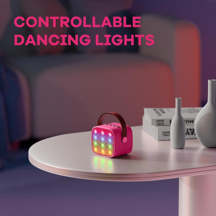 Portable Karaoke Machine With Bluetooth Speaker And Two Wireless Microphones - Image 6