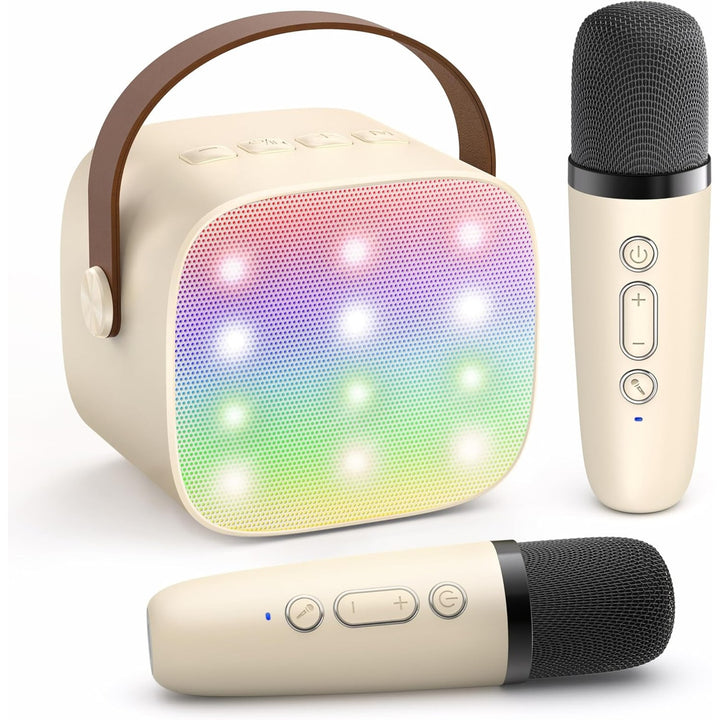 Portable Karaoke Machine With Bluetooth Speaker And Two Wireless Microphones - Image 21