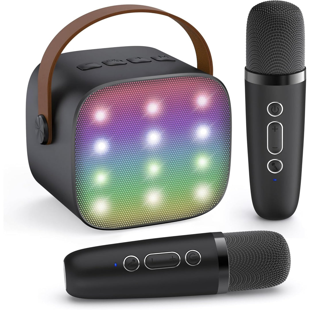 Portable Karaoke Machine With Bluetooth Speaker And Two Wireless Microphones - Image 28
