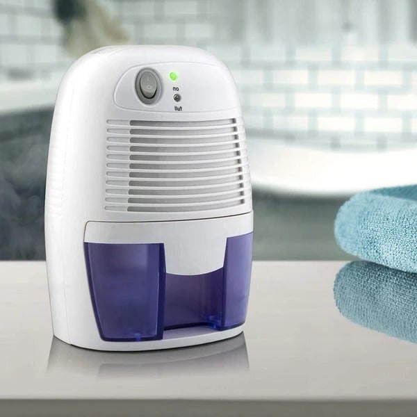 Portable Mini Dehumidifier For Basement Garage Crawl Space And Home 350 Sq Ft Compact Unit - Image 1