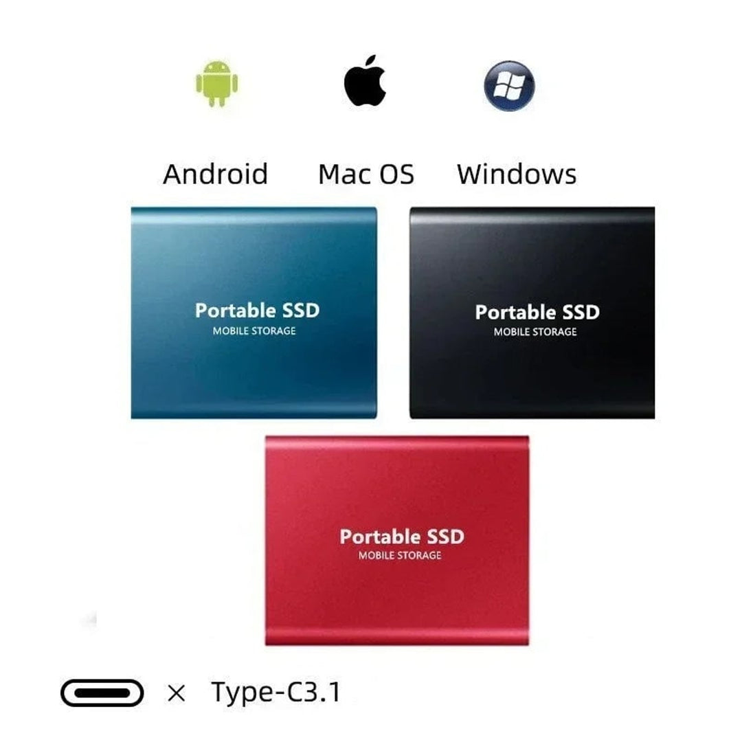 Portable SSD 128gb Usb-C External Drive With Shock-Resistant Aluminum Case - Image 5