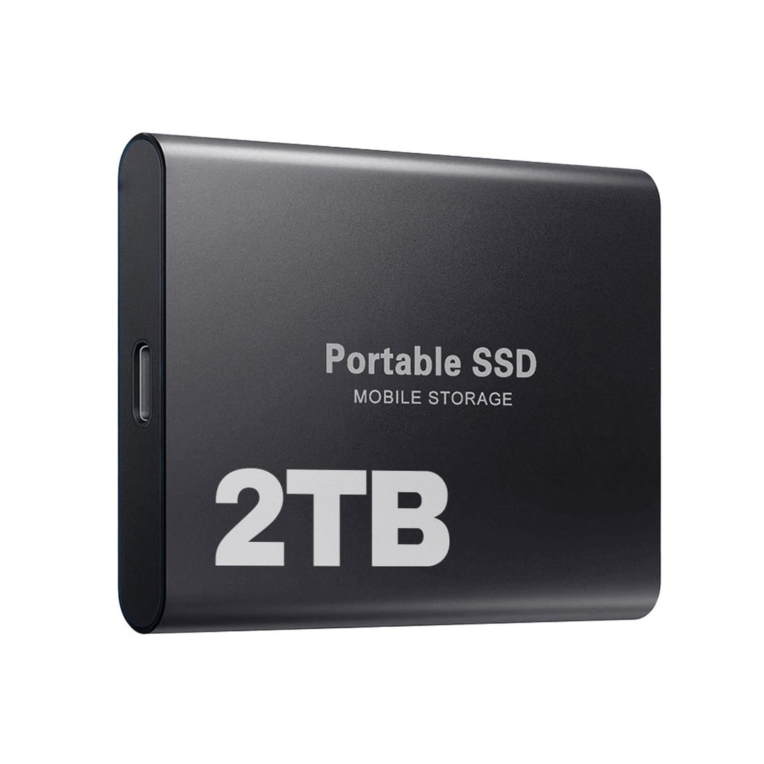 Portable SSD Usb-C External Drive Shock Resistant For Windows Mac Linux - Image 2