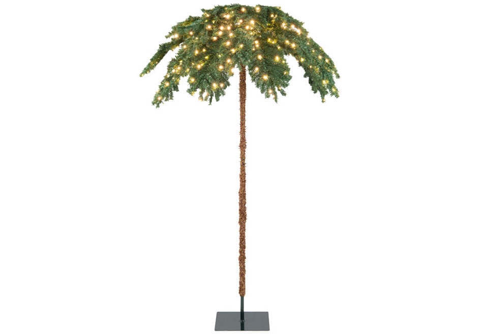 Pre-Lit Christmas Palm Tree With 250 Warm White Leds - Image 1
