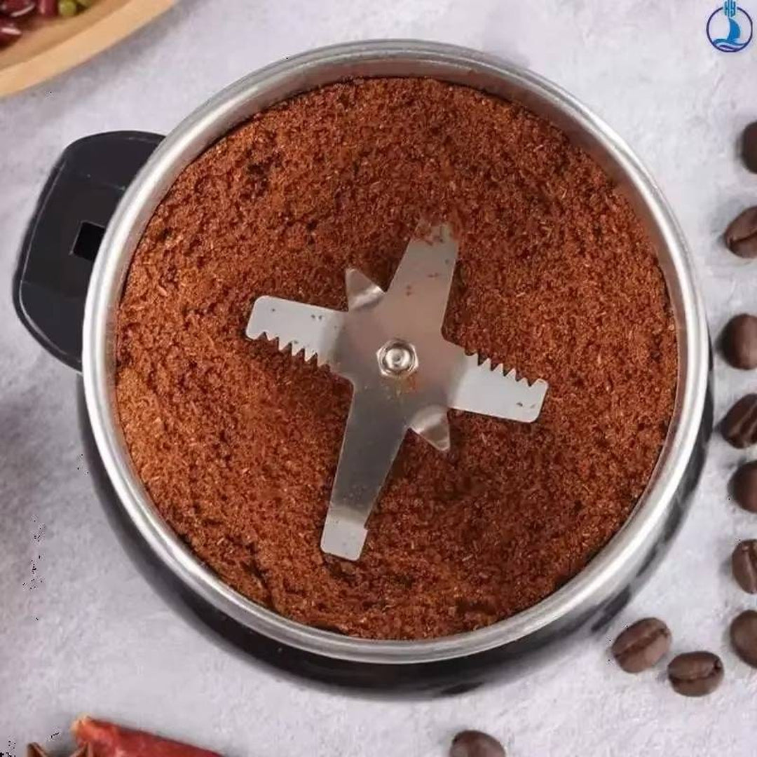 Premium Stainless Steel Coffee Beans Grinder With 400W Motor And Reflux Blade System - Image 2