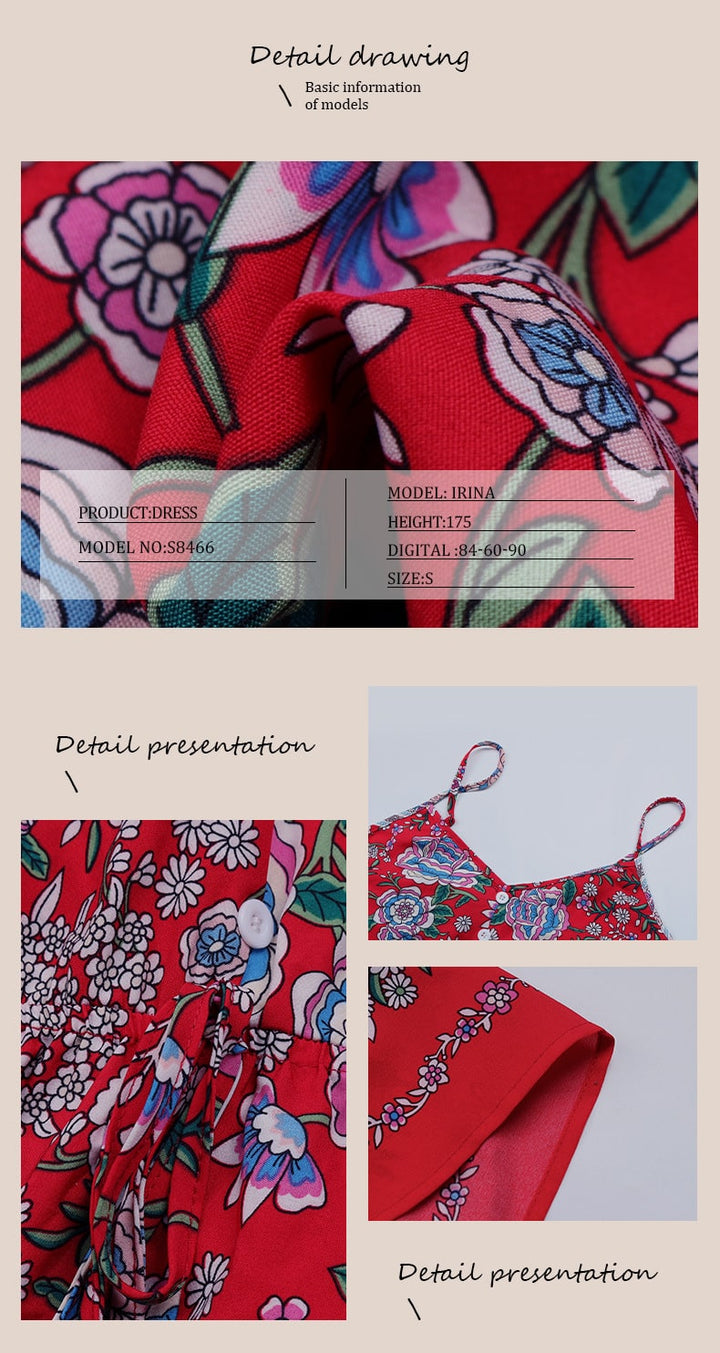 Printed Dress with Flattering Asymmetric Skirt and Sleeveless Cut - Image 6