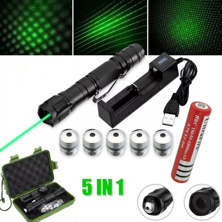 Laserpointer mit Akku und einstellbarem Fokus – Bild 9