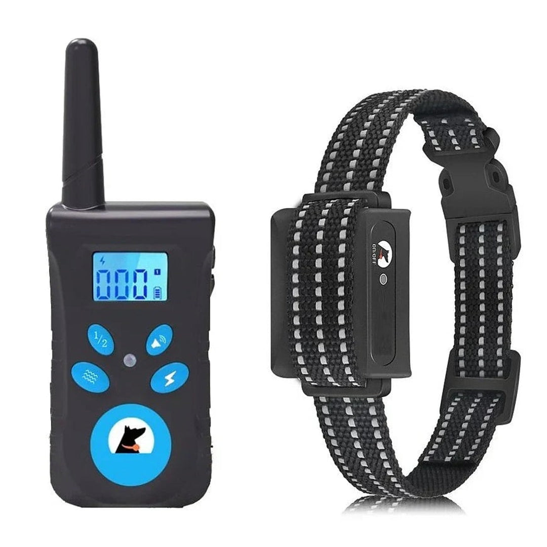Rechargeable Waterproof Remote Dog Training Collar With Beep Vibration & Shock - Image 1