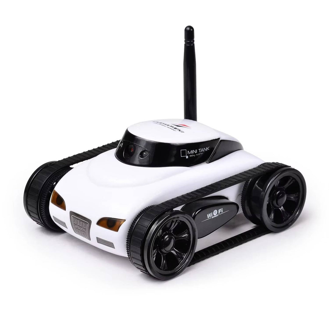 Remote Control Car With Camera For Wi-Fi App Controlled Spy Tank With Adjustable Camera - Image 1