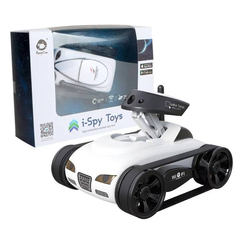 Remote Control Car With Camera For Wi-Fi App Controlled Spy Tank With Adjustable Camera - Image 3