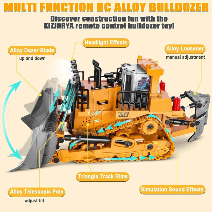Remote Control Excavator With 680 Degree Rotation And Heavy Duty Tracks - Image 9
