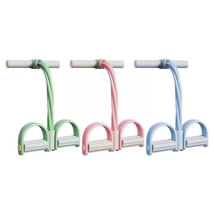 Resistance Band Training Tool With Foam Handles For Yoga And Pilates - Image 10