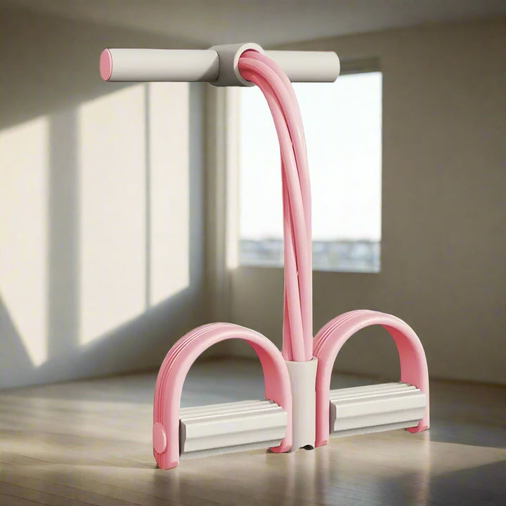 Resistance Band Training Tool With Foam Handles For Yoga And Pilates - Image 12