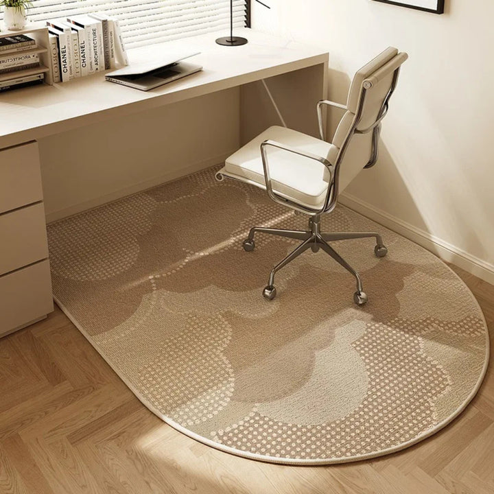 Semi-Circular Office Chair Mat With Non-Slip Backing - Image 6