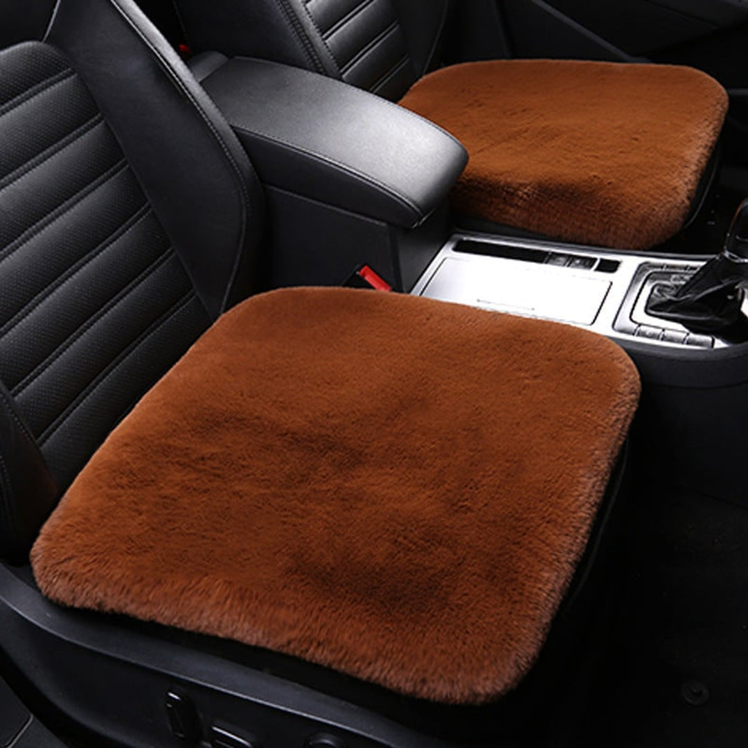 Sheepskin Car Seat Cushion With Anti-Slip PVC Dots - Image 11