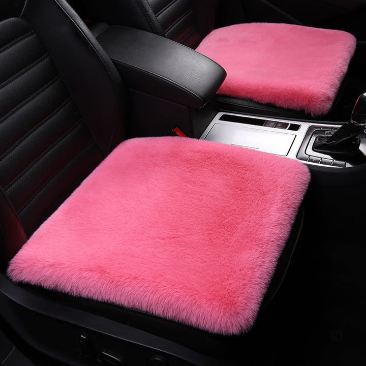 Sheepskin Car Seat Cushion With Anti-Slip PVC Dots - Image 3