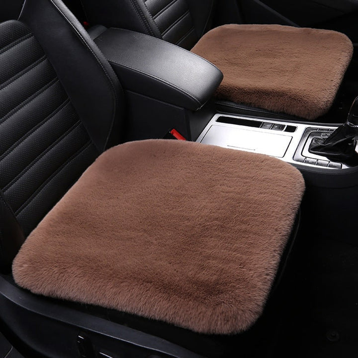 Sheepskin Car Seat Cushion With Anti-Slip PVC Dots - Image 4