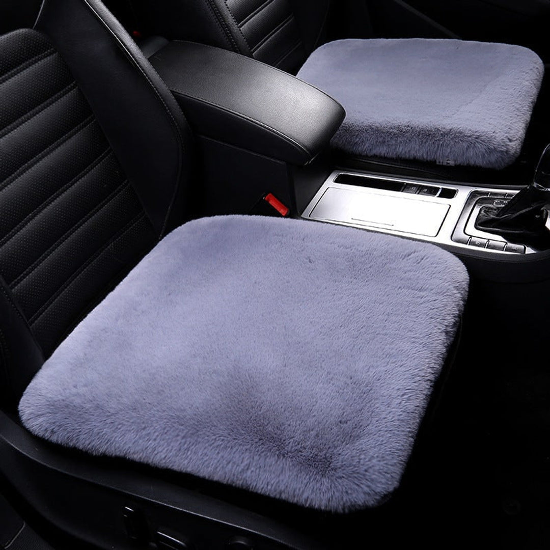 Sheepskin Car Seat Cushion With Anti-Slip PVC Dots - Image 9