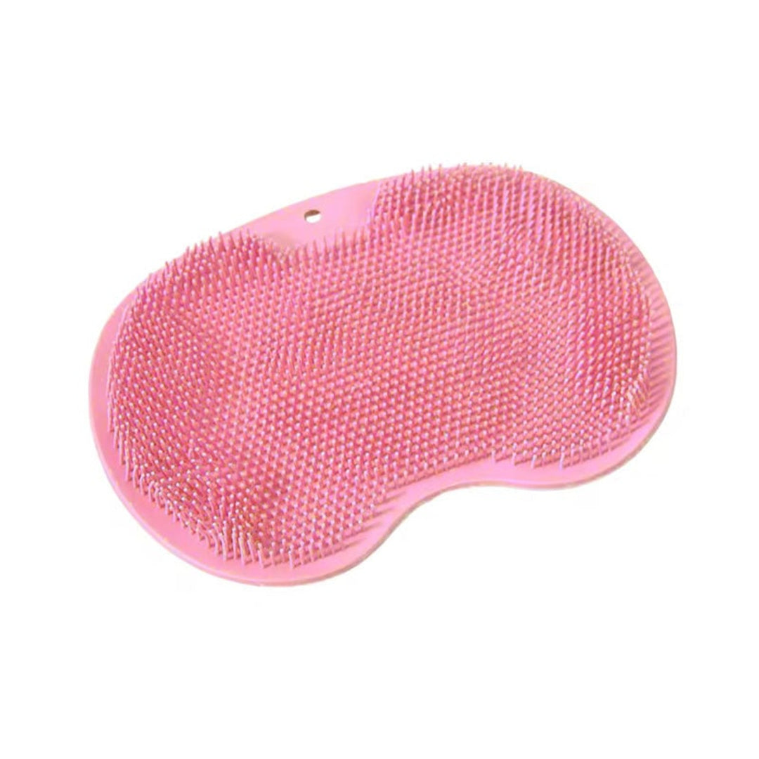 Silicone Shower Scrubber Mat With Non-Slip Suction Cups For Massage - Image 8