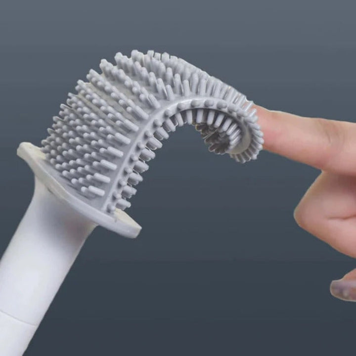 Silicone Toilet Brush With Flexible Head For A Thorough Rust-Free Clean - Image 4