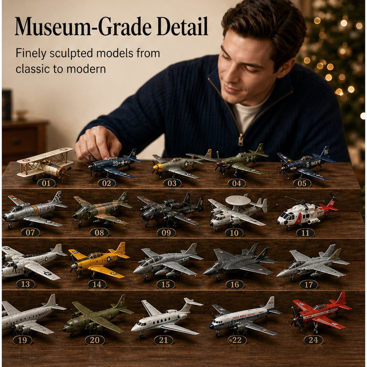 Skywick Christmas Aviation Legends Advent Calendar 24 Collectible Aircraft For Each Day - Image 9