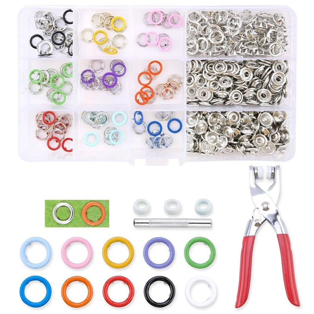 Snap Button Tool Kit For Fabric With Easy No-Hammer Installation - Image 3